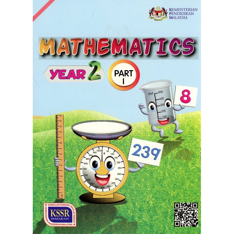 BUKU BARU: TEXT BOOK MATHEMATICS YEAR 2 PART 1 DLP | Shopee Malaysia