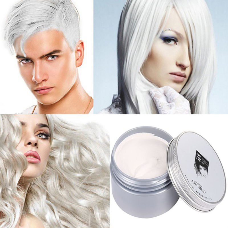 Women Men Temporary Modeling Fashion Diy Hair Color Wax Mud Dye