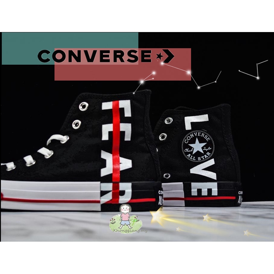 converse all star fear love