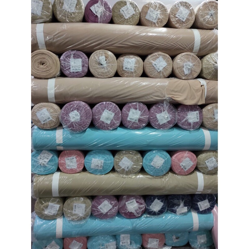 Mosscrepe Plain most  viral colour uptade 17/10/25 40++ colors *kain potong* Premium Quality Bidang 58-60 *All Read stok