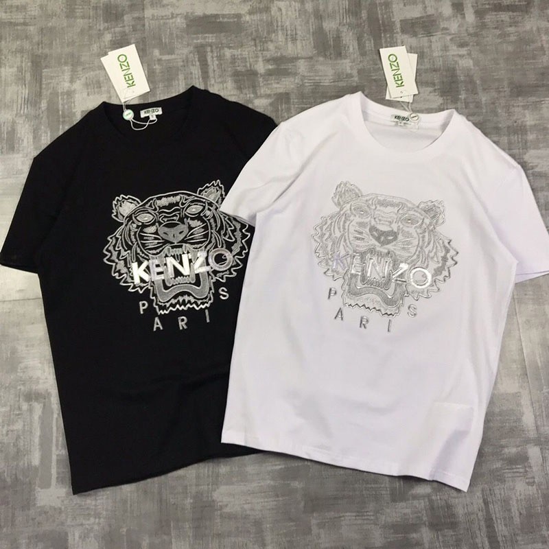 kenzo t shirt black and white