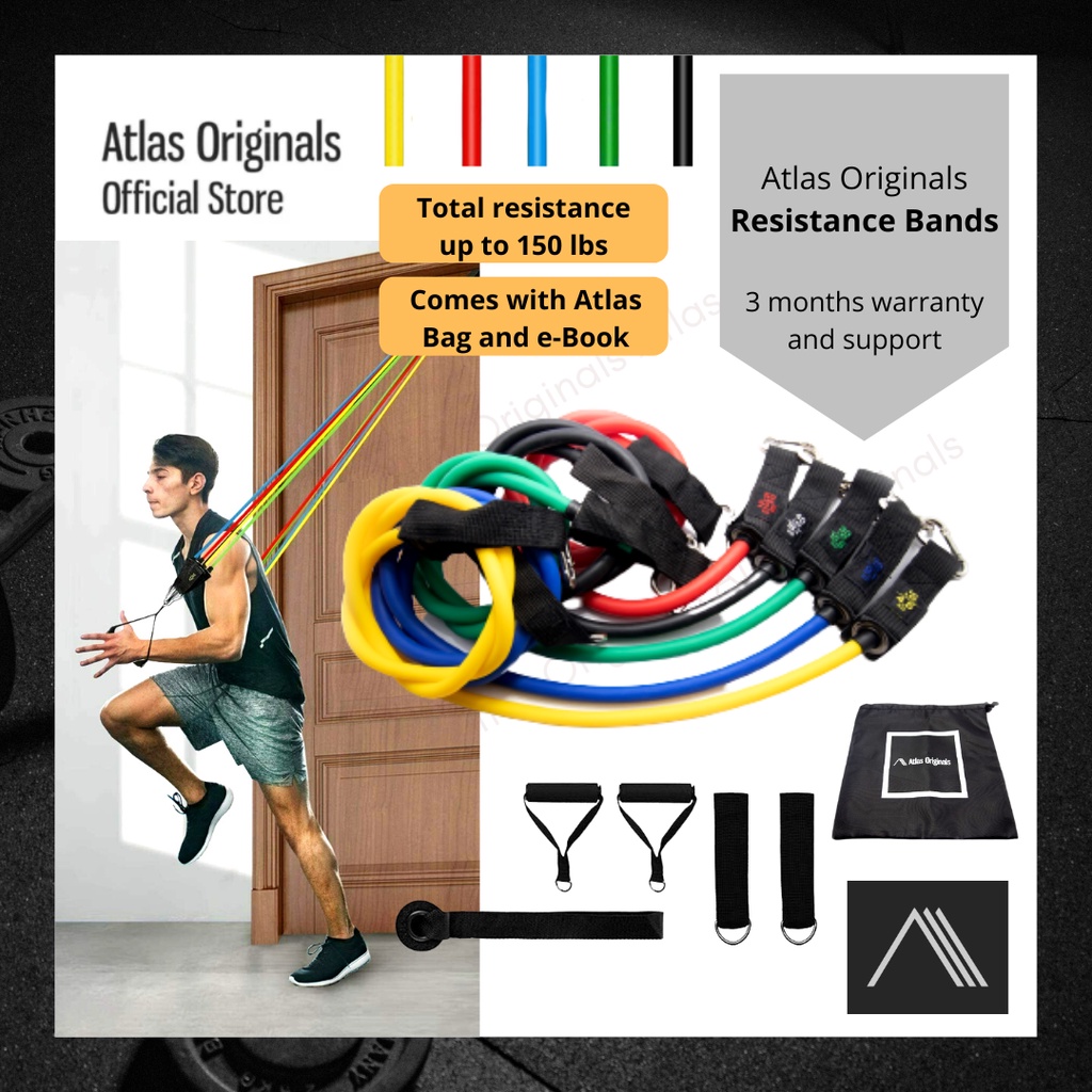 Atlas Originals Performance Resistance Bands (24in1 Exercises