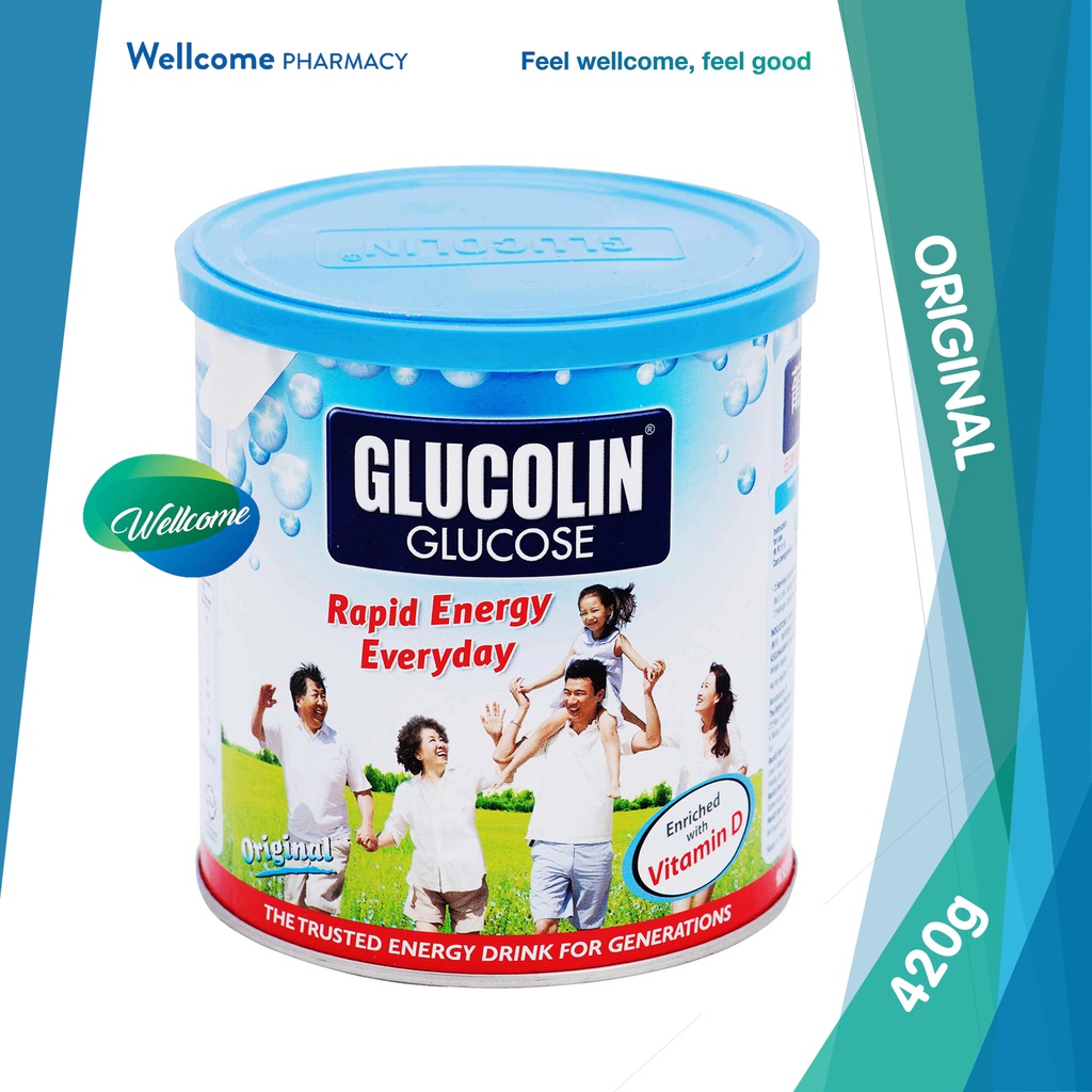 Glucolin Original Glucose Powder with Vitamin D3 420g Shopee Malaysia