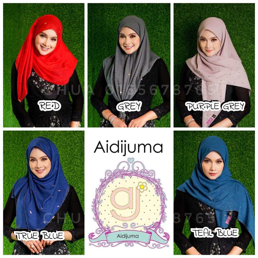 ❤NEW RELEASE❤ TUDUNG BAWAL AIDIJUMA CHE PUAN BINI BONGSU STUDDED INFINITY