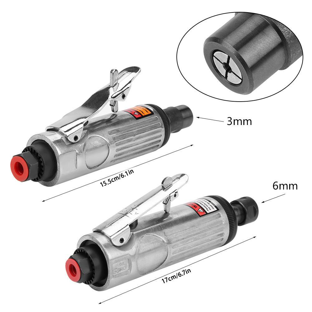 Rrian 1/4 Mini Air Compressor Pneumatic Die Grinder Air Angle Grinding