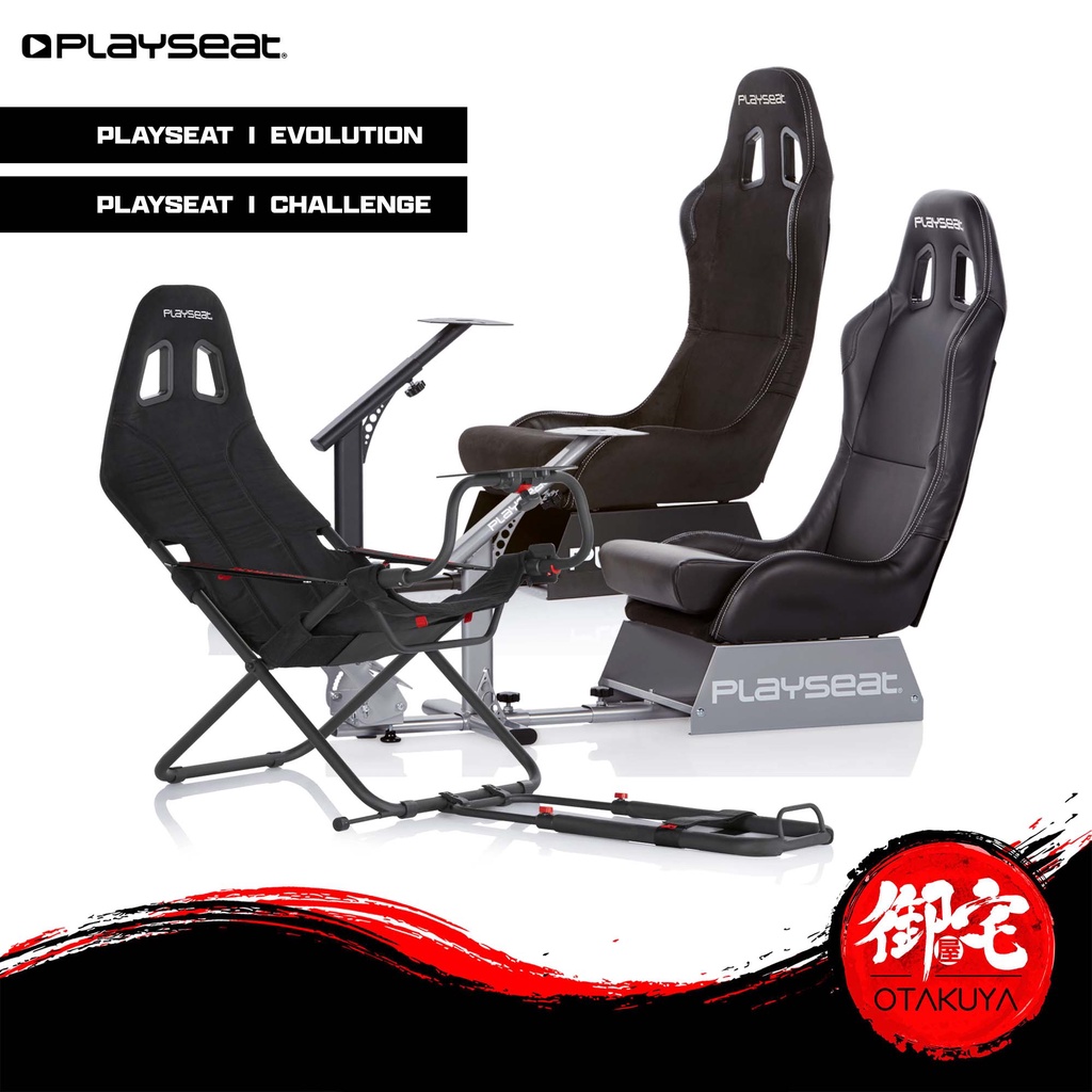 3.25 SALE】PLAYSEAT Challenge Actifit / Evolution Black / Alcantara Racing  Simulator Gaming Cockpit Racing Seat Evolution Actifit
