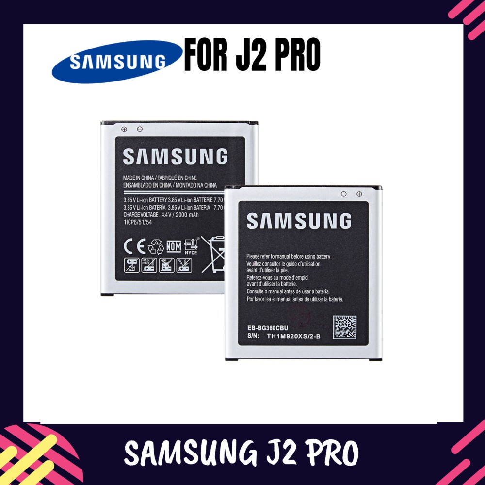 Samsung J2 Pro 18 Original Quality Replacement Battery 3 Months Warranty Shopee Malaysia