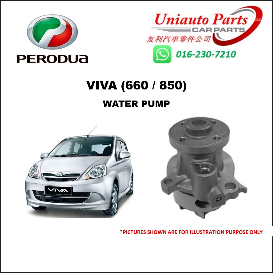 PERODUA VIVA (660cc / 850cc) WATER PUMP 
