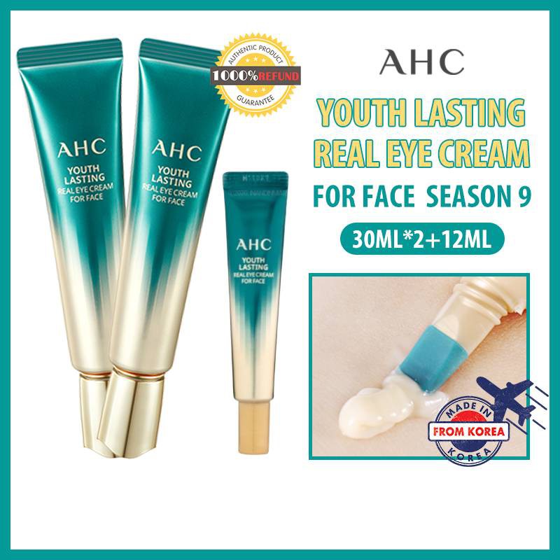 AHC Youth Lasting Real Eye Cream for Face Season 9 ★30ml X 2 + 12ml