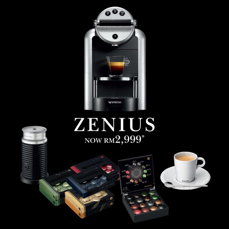 Nespresso Zenius Coffee Machine | Shopee Malaysia