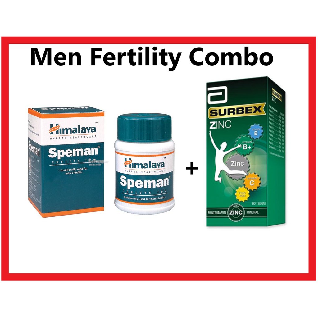 Himalaya Speman 100s Abbot Surbex Zinc 60s Men Fertility Combo Shopee Malaysia