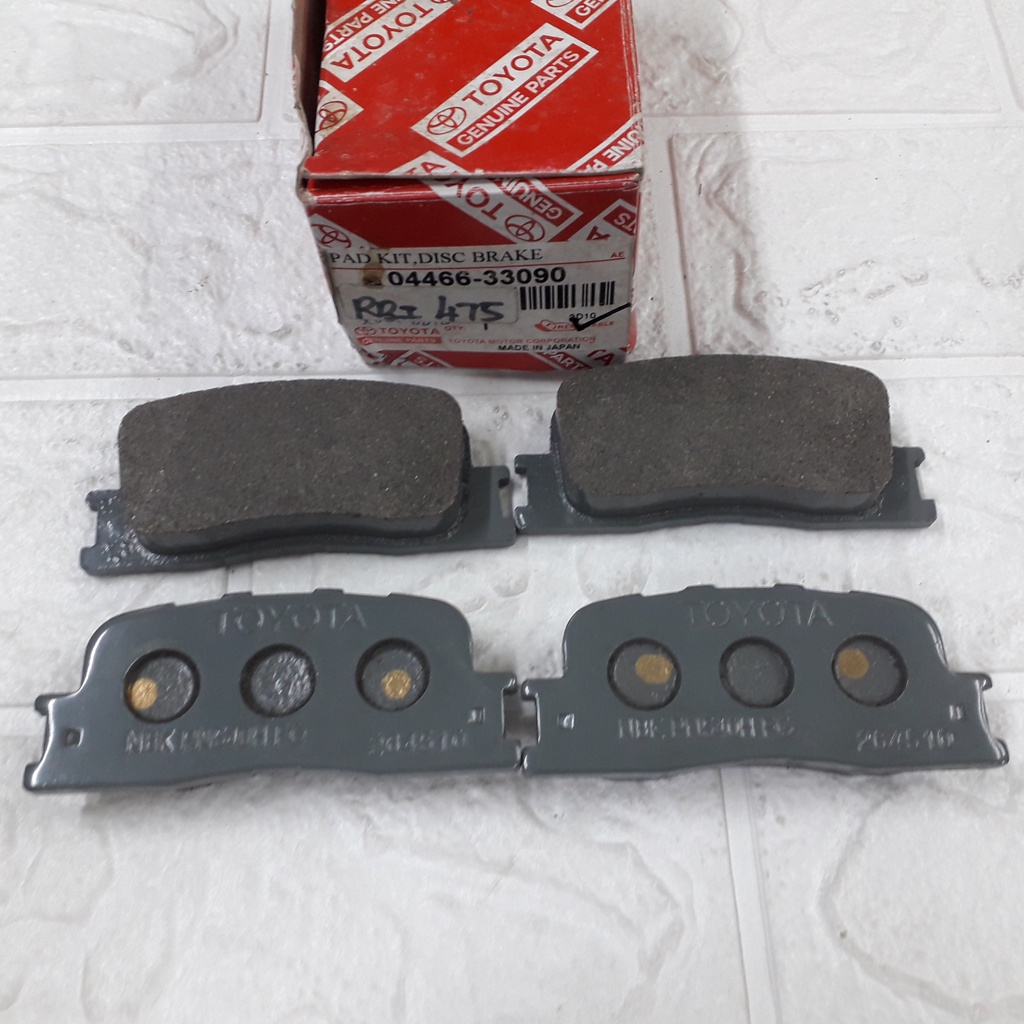 (*TOYOTA 04466-33090) REAR BRAKE PAD FOR TOYOTA CAMRY ACV30 2003' 4PCS ...