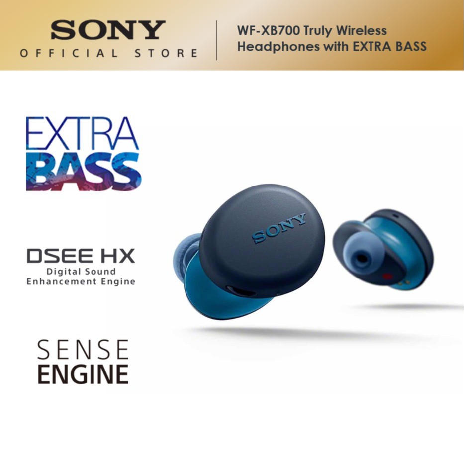 Auriculares “True Wireless” WF-XB700 com EXTRA BASS™