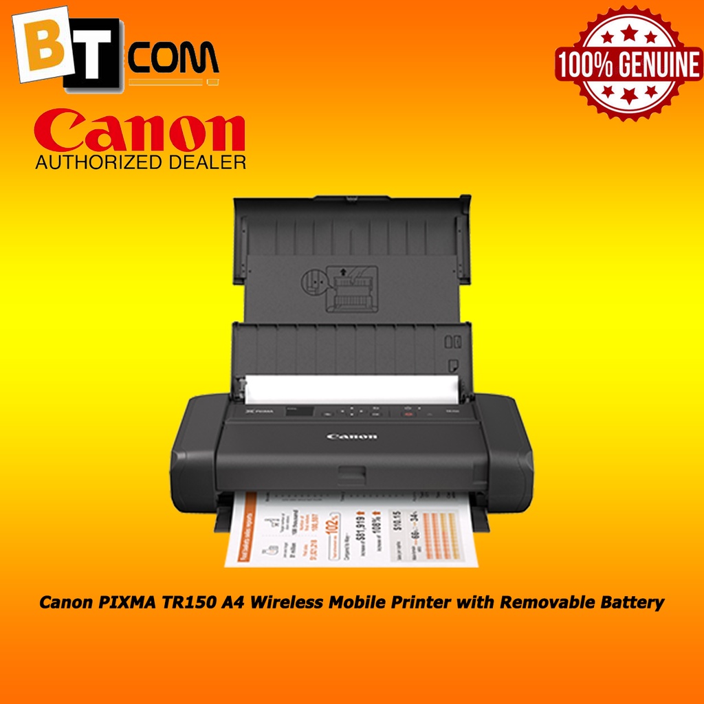 Canon Pixma Tr150 A4 Wireless Mobile Printer With Removable Battery Shopee Malaysia 6198