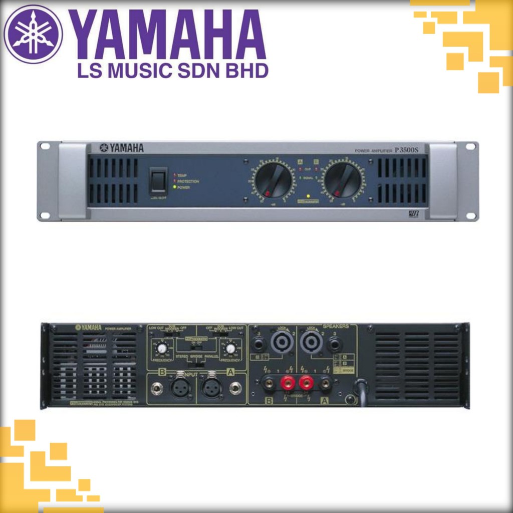 YAMAHA P3500S Power Amplifier ( P 3500S / P3500 S ) Shopee Malaysia
