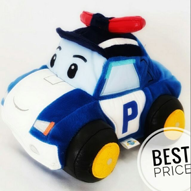 Robocar Poli Plush Pillows / Soft Toy / Doll (Blue) 16cm Shopee Malaysia