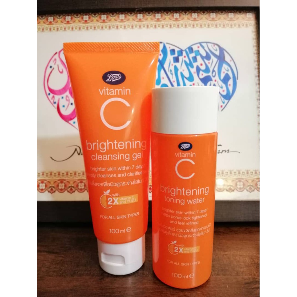 boots vitamin c cleansing gel