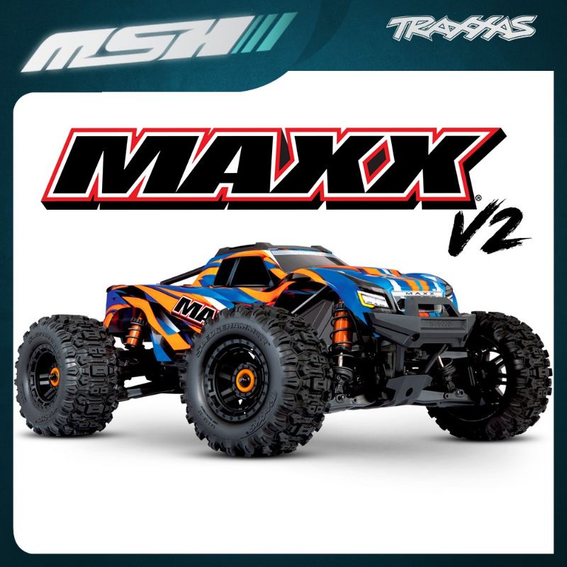 🇲🇾 Traxxas MAXX V2 Brushless 4s TSM 55Mph+ 4WD Widemaxx Upgraded xmaxx ...