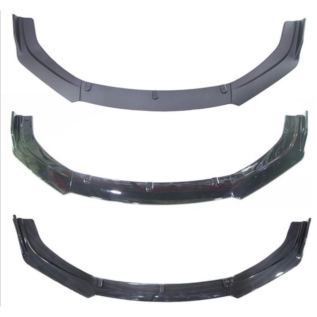 UNIVERSAL FRONT DIFFUSER BUMPER LIP GUARD( MATTE BLACK) Shopee Malaysia