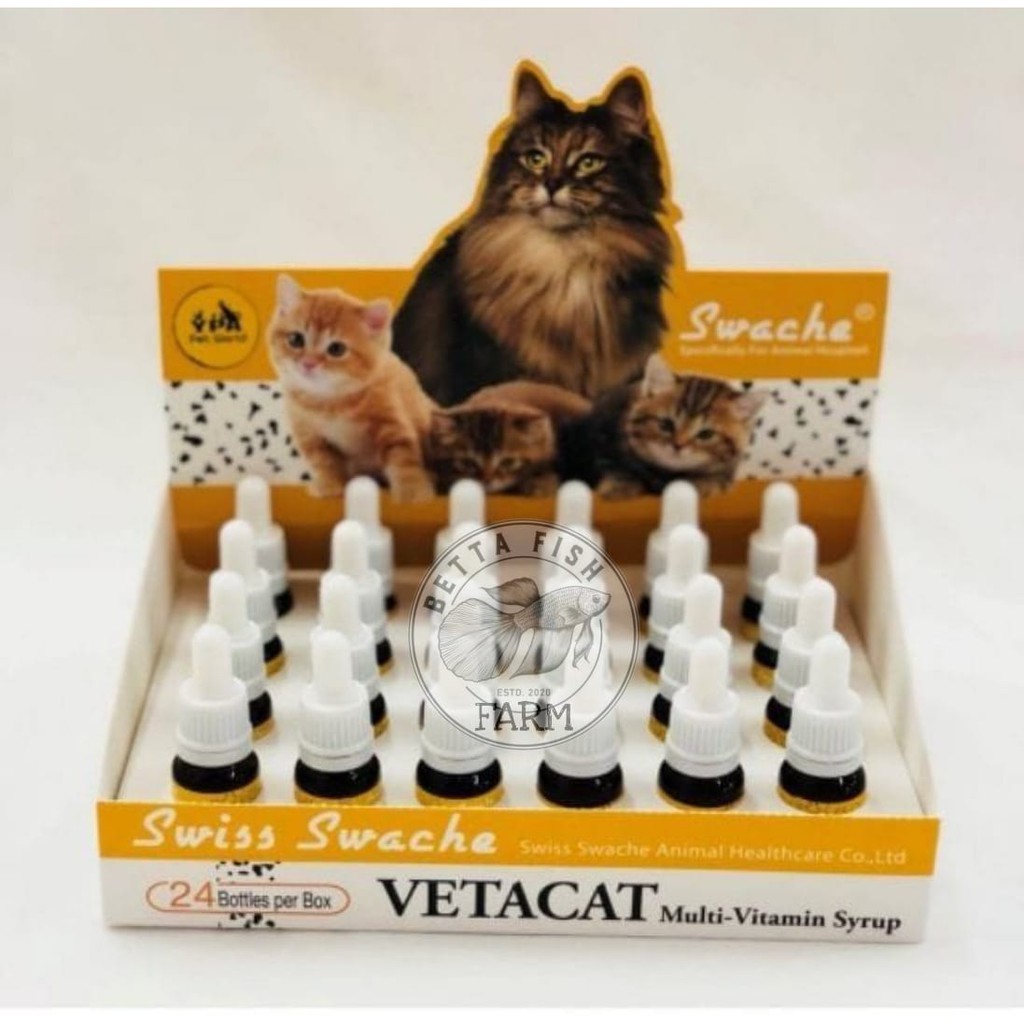 Swiss Swache Vetacat Multivitamin Syrup for Cat (10ml) Shopee Malaysia