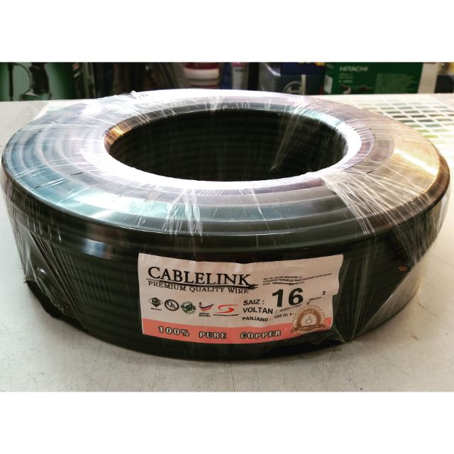 cura linda Lo dudo 100%Pure Copper PVC Wire 16mm Cable With SIRIM Approval | Shopee Malaysia