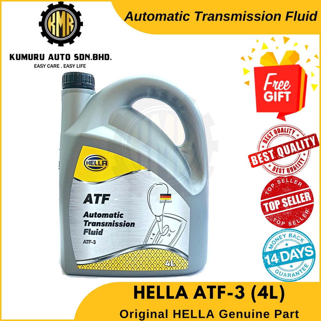 Hella ATF3 Naza Citra Kia Spectra Sephia Matrix Atos Accent Wira Saga Auto Gear Oil Fluid