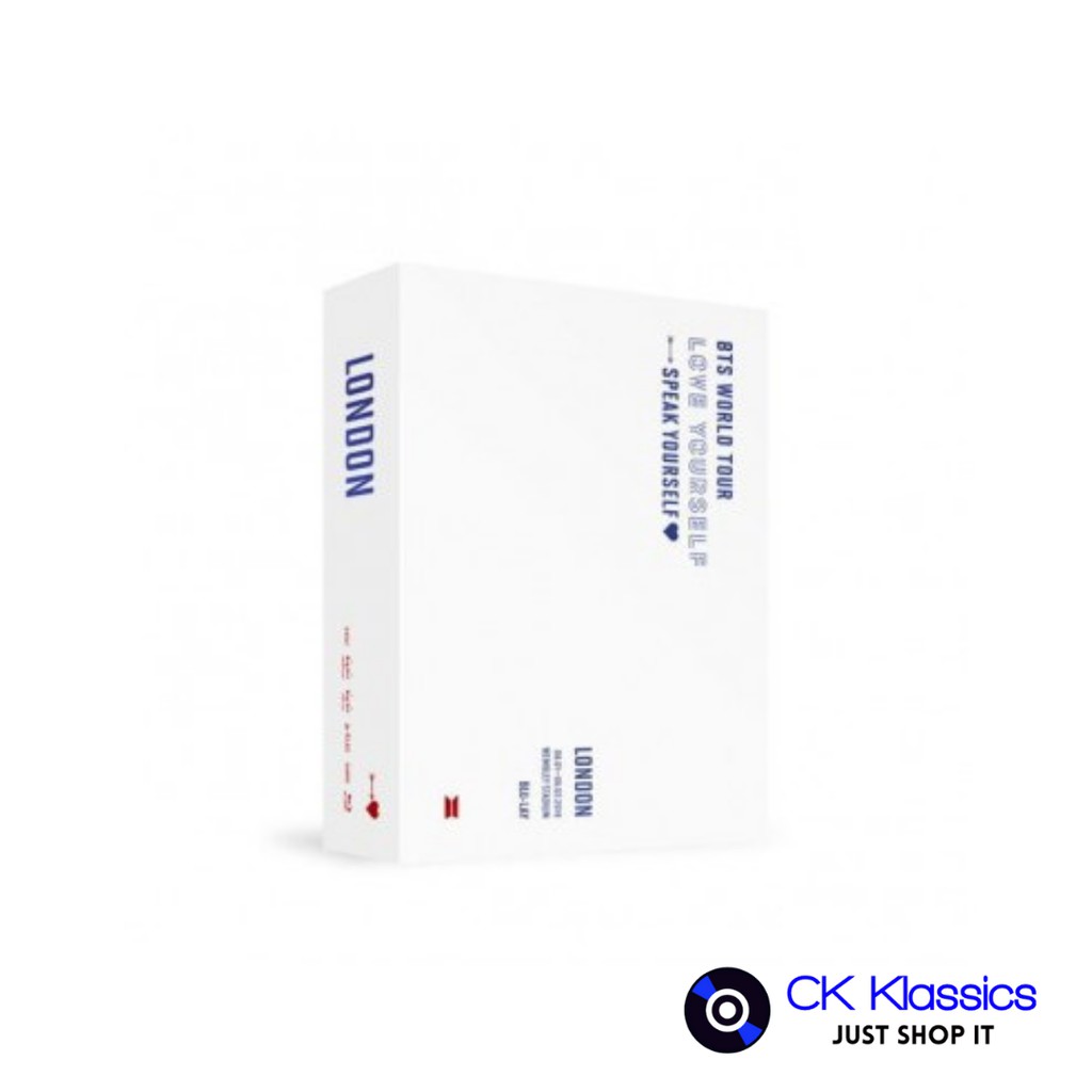 Bts World Tour Love Yourself Speak Yourself London Blu Ray Shopee Malaysia