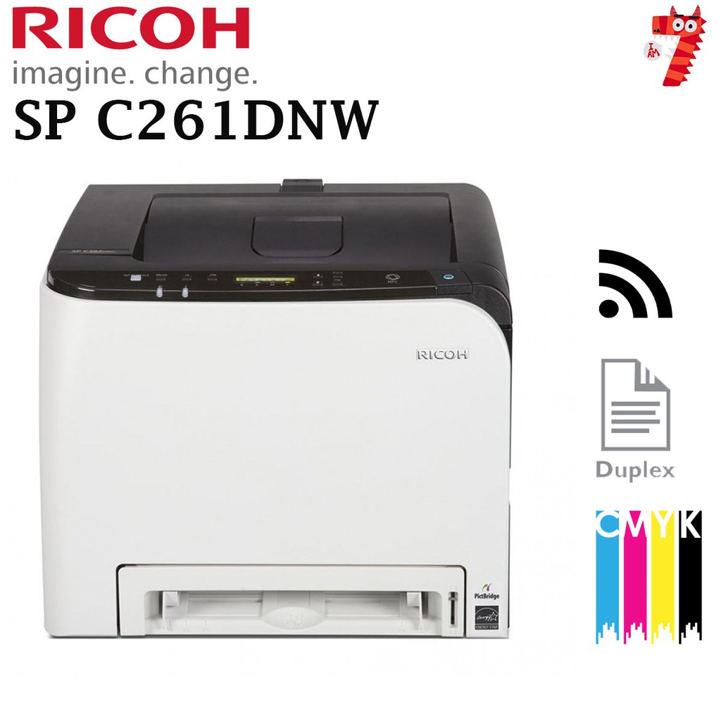 Как подключить принтер ricoh sp c261dnw по wifi