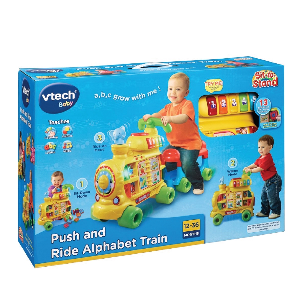 vtech push and ride alphabet train tesco