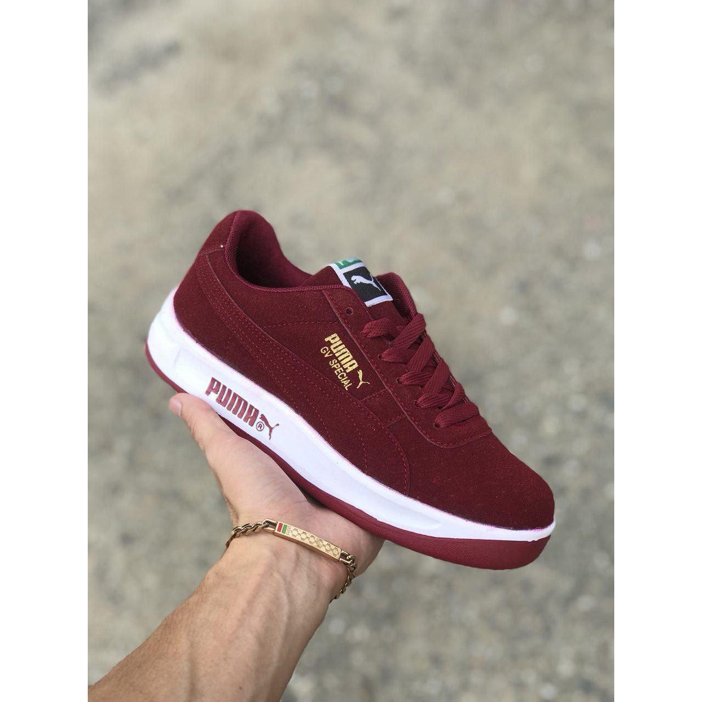 puma maroon sneakers