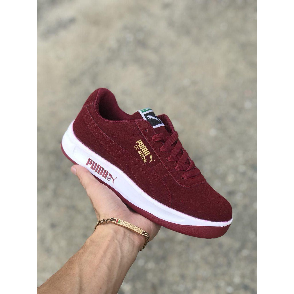 maroon puma sneakers