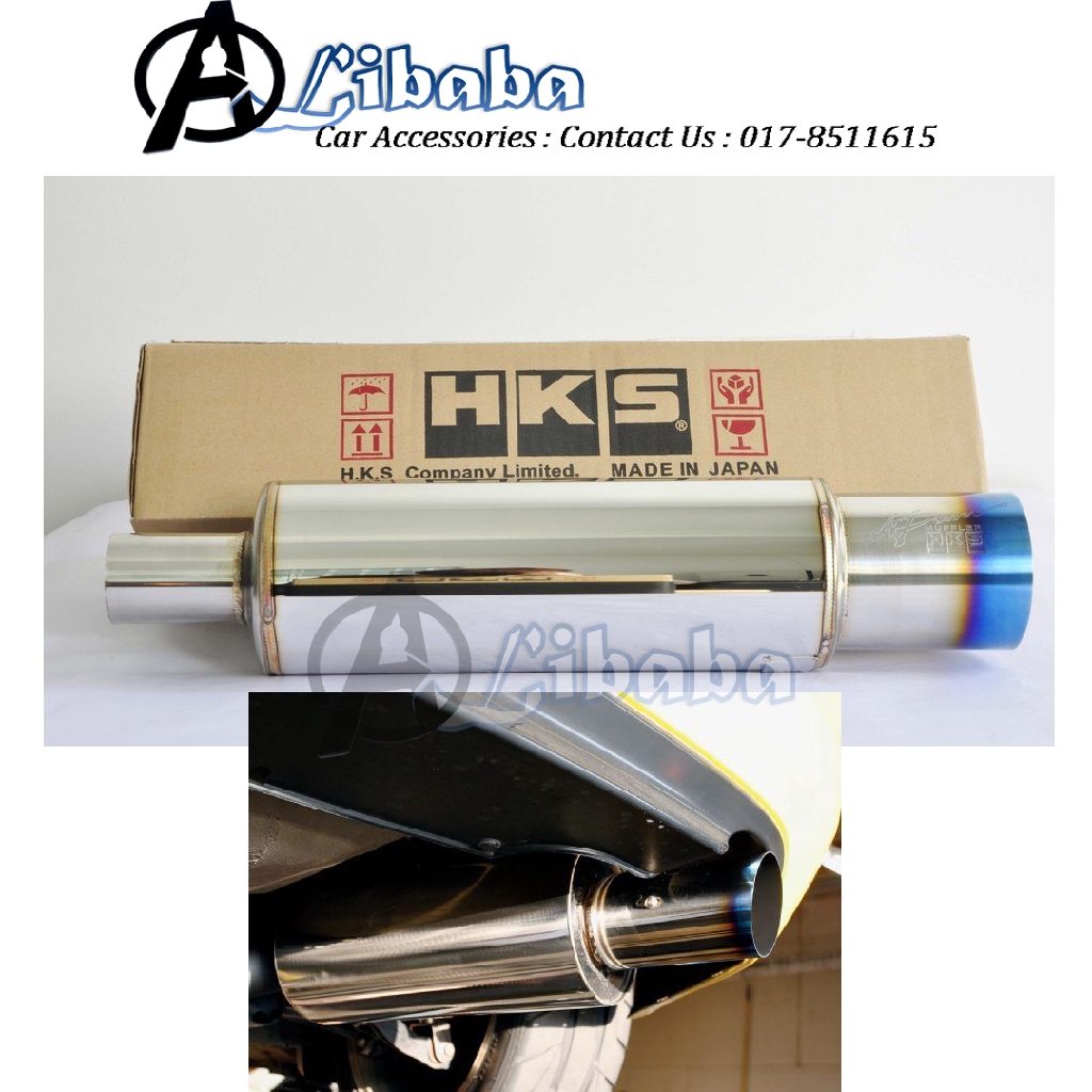 HKS JASMA MUFFLER EXHAUST IN 2", OUT 3.5" (SMALL) Shopee Malaysia