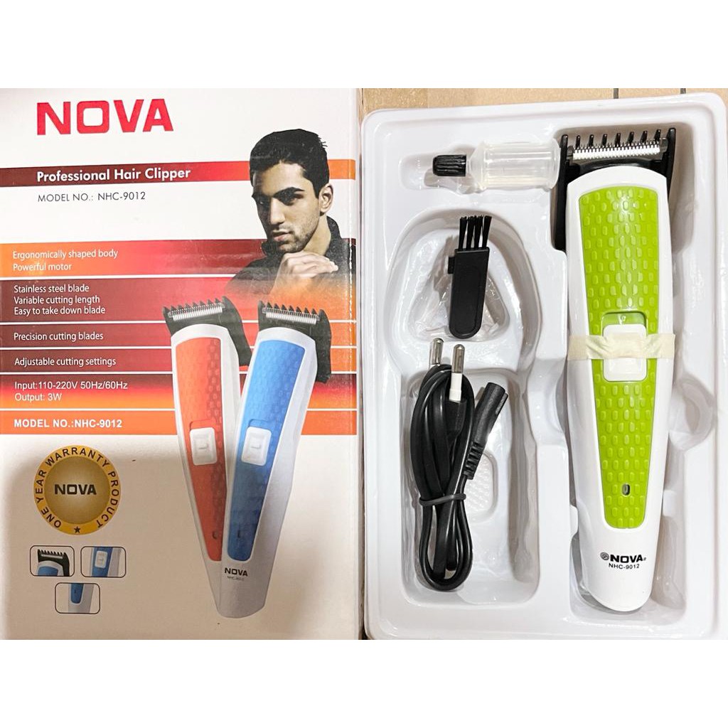 NOVA Professional Hair Clipper - NHC-9012 | Shopee Malaysia