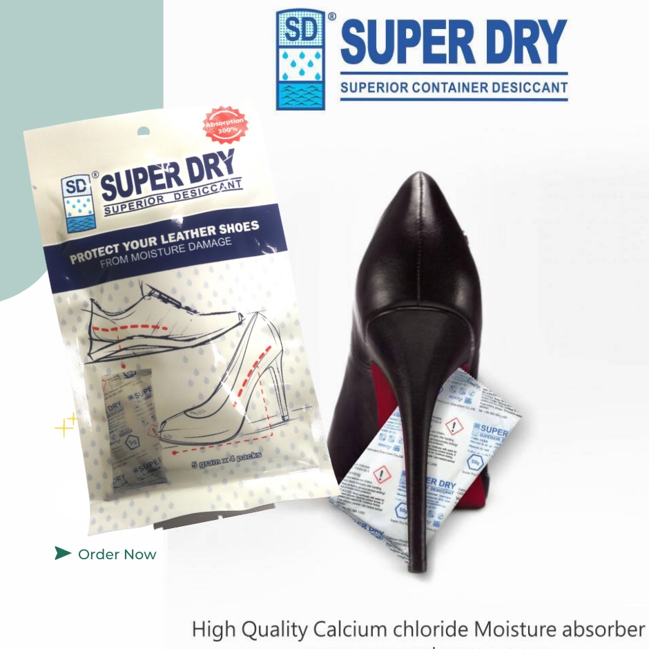 SUPER DRY SUPERIOR DESICCANT SUPER DEHUMIDIFIER SILIC ( 5G X 4 Pkts