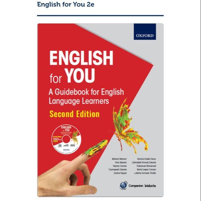 English For You A Guidebook For English Language Learners 2e Oxford Ready Stock Shopee Malaysia