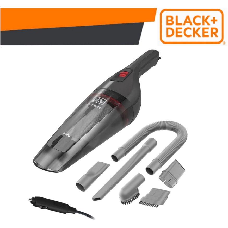 READY STOCK!!BLACK &amp; DECKER NVB12AVA-B1 HANDHELD COMPACT EPP CAR VACUUM WITH FULL ACCESSORIES (12V) EASY USE SAFETY