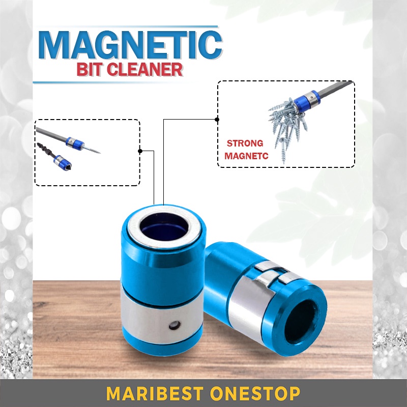 MAGNETIC BIT 1/4 Metal Screwdriver Head Bit Steel Driver Drill  Magnetic Ring Screw Strong mata gerudi magnet 磁钻