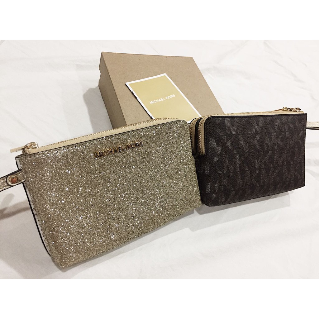 michael kors wallet glitter