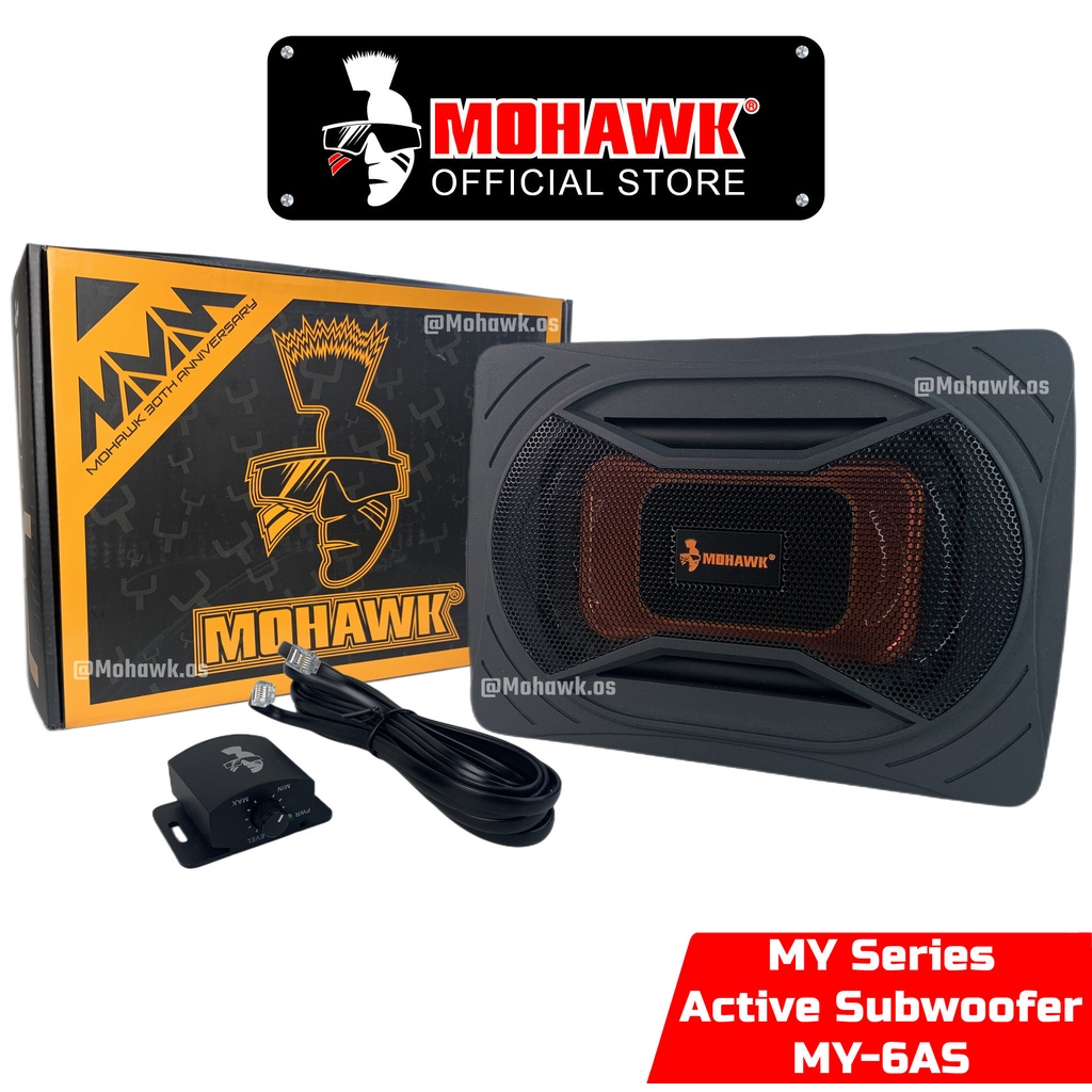 Mohawk Active Subwoofer MY Series 6x9 Under Seat Woofer Active Sub 250w