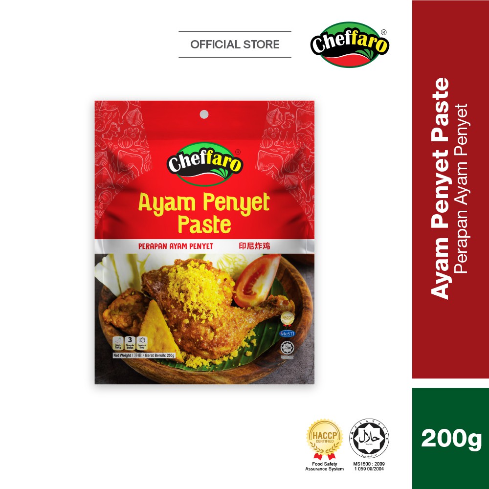 Cheffaro Ayam Penyet Paste 200g Shopee Malaysia