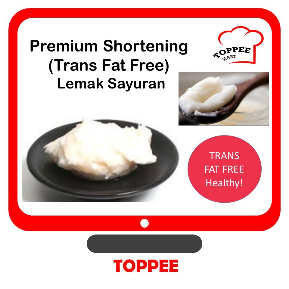 Premium Shortening (Trans Fat Free) 100g Lemak Sayuran Shopee Malaysia