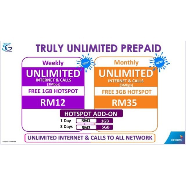 Celcom prepaid plan 2021