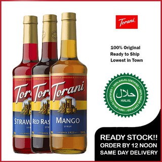 Torani Syrup Plastic Bottle 375ml Shopee Malaysia