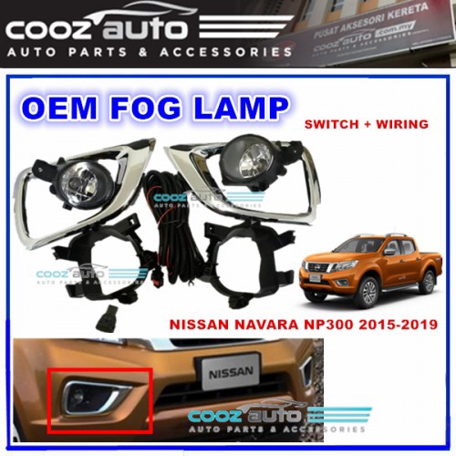 Nissan Navara NP300 2015 2019 Fog lamp Fog light Foglamp Switch