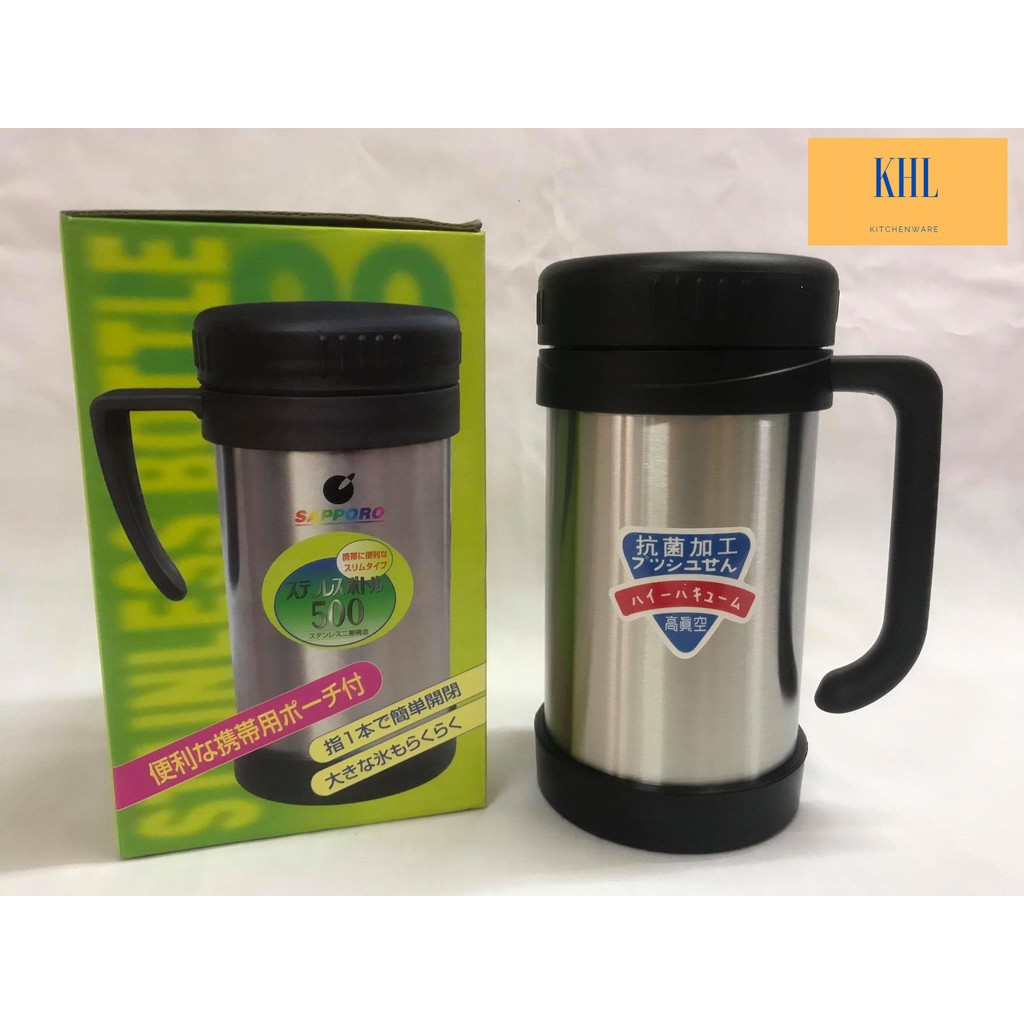 Stainless Steel Thermal Travel Mug Insulated Double Layer Mug Shopee