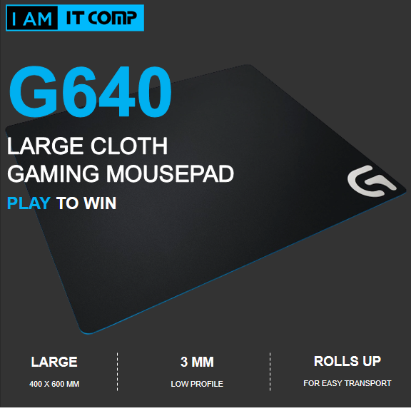 Logitech G640 Large Cloth Gaming Mouse Pad Shopee Malaysia