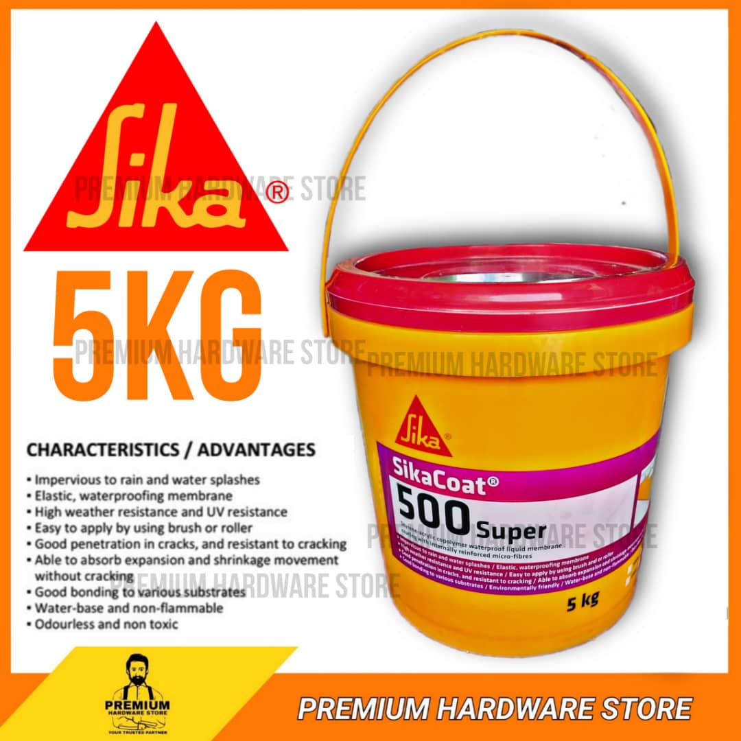 SikaCoat 500 Super - 5kg - Waterproofing | Shopee Malaysia
