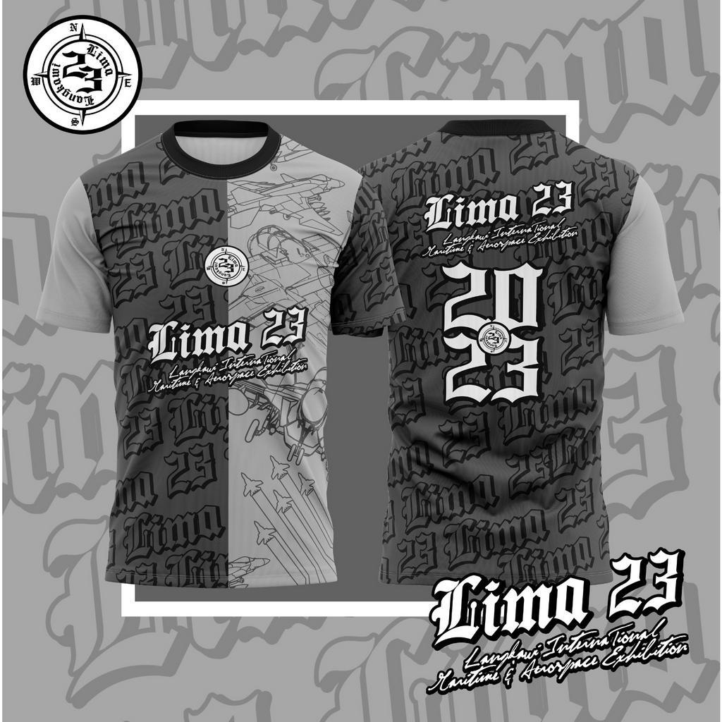 LIMA 2023 Langkawi International Maritime & Aerospace Exibition Sublimation Tshirt | Baju LIMA 2023 | Men | Women