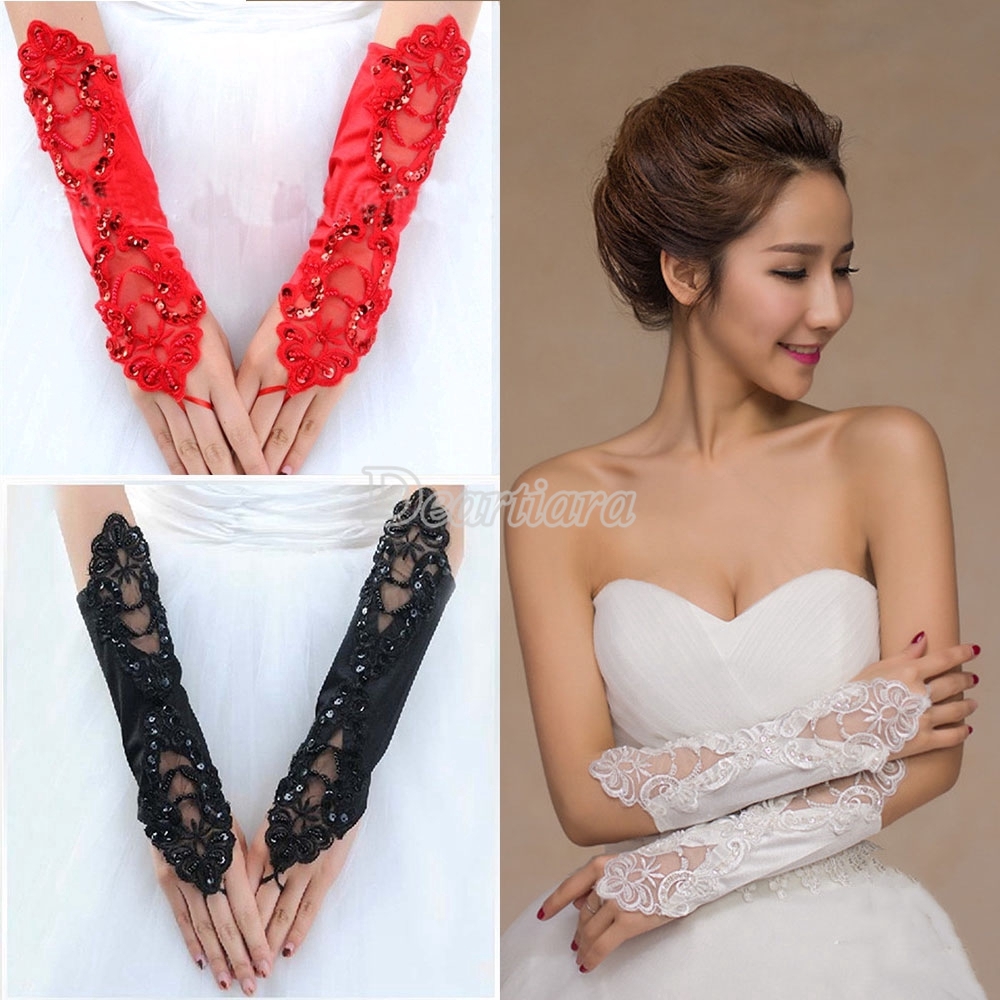 lace dress gloves