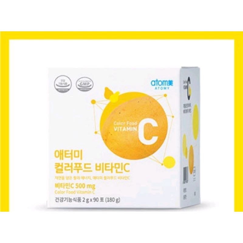 New Atomy color food vitamin C ( 2g x 90 sticks) è‰¾å¤šç¾Žå½©è‰²ç»´ç”Ÿç´ C atomy | Shopee  Malaysia